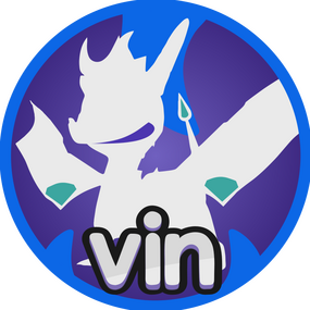 vingamer's Gaming profile picture avatar circle dragon spyro with 'vin' text